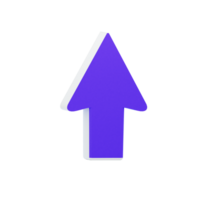 Arrow And Symbol 3D Icon png