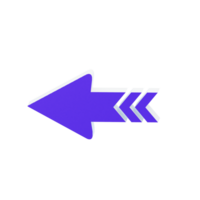 Arrow And Symbol 3D Icon png