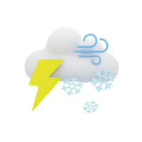 clima y temporada 3d icono png