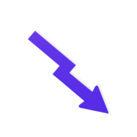 La Flèche et symbole 3d icône png