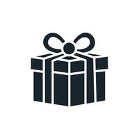 Gift Box flat icon. E-commerce and shopping. Isolated illustration vector