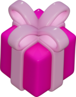 3d Glossy Gift Box png