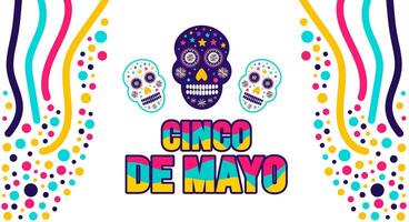 5 May is Cinco De Mayo background template. Holiday concept. use to background, banner, placard, card, and poster design template with text inscription and standard color. illustration. vector