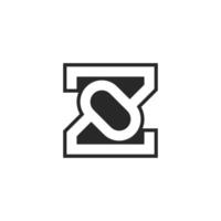 ZO, OZ, Z AND O Abstract initial monogram letter alphabet logo design vector