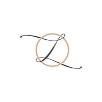 ZO, OZ, Z AND O Abstract initial monogram letter alphabet logo design vector