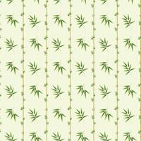Bamboo Thicket Seamless Pattern Design vector