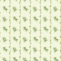 Bamboo Thicket Seamless Pattern Design vector