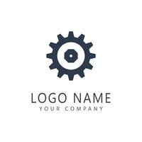 Gear logo template symbol design vector