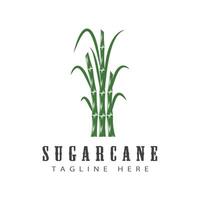 Sugarcane logo template symbol design vector