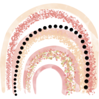 pastel boho arcs en ciel. scandinave impression pour bébé douche, garderie, salle de jeux, anniversaire, enfants fête et autre. png