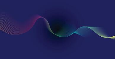 Abstract elegant background with flowing lines wave free element vector