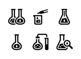 Simple Set of Oil and Gas Solid Icons vector