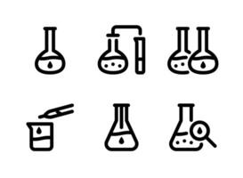 Simple Set of Oil and Gas Line Icons vector