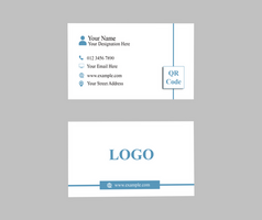 Professional Visiting Card Template Editable and Elegant psd