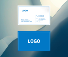 professional visiting card template print ready psd