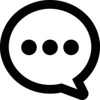 Comment icon image for element design of chat and communication symbol vector