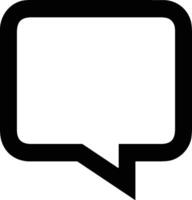 Comment icon image for element design of chat and communication symbol vector