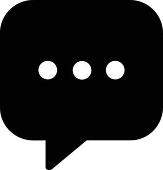 comentario icono imagen para elemento diseño de charla y comunicación símbolo vector