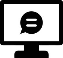 Comment icon image for element design of chat and communication symbol vector