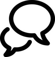 Comment icon image for element design of chat and communication symbol vector