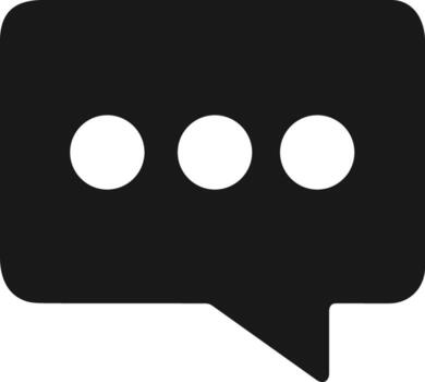 Comment icon image for element design of chat and communication symbol vector