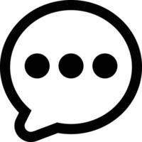 Comment icon image for element design of chat and communication symbol vector