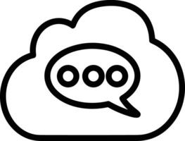 Comment icon image for element design of chat and communication symbol vector