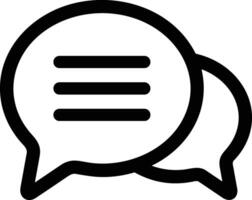 Comment icon image for element design of chat and communication symbol vector