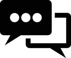 Comment icon image for element design of chat and communication symbol vector