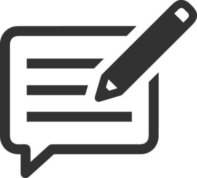 Comment icon image for element design of chat and communication symbol vector