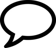 Comment icon image for element design of chat and communication symbol vector