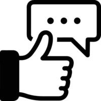 Comment icon symbol image for element design chat and communication vector