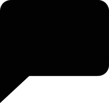 Comment icon symbol image for element design chat and communication vector
