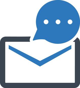 comentario icono símbolo imagen para elemento diseño charla y comunicación vector