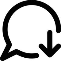 Comment icon image for element design of chat and communication symbol vector