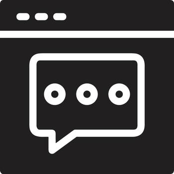 Comment icon image for element design of chat and communication symbol vector