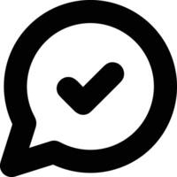 Comment icon image for element design of chat and communication symbol vector