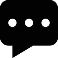 Comment icon image for element design of chat and communication symbol vector