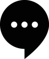 Comment icon image for element design of chat and communication symbol vector