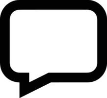 Comment icon image for element design of chat and communication symbol vector