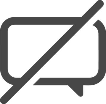 Comment icon image for element design of chat and communication symbol vector