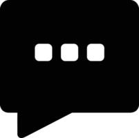 Comment icon image for element design of chat and communication symbol vector