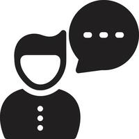 Comment icon symbol image for element design chat and communication vector