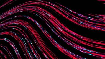 Abstract dynamic flow for sci-fi concept. Seamless loop. technology background with flowing powerful speed stroke patterns and depth of field seamless looping video