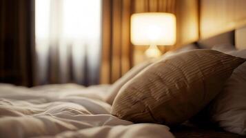 Luxury Bedroom Blur Background and Textures photo