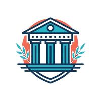 Minimalist logo design for a law firm, incorporating subtle patterns for a sleek and professional look, Design a minimalist logo incorporating a subtle abstract pattern vector