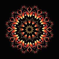 creativo indio gratis multi de colores floral mandala diseño vector