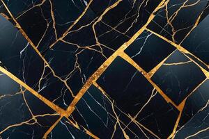 Abstract black marble beautiful pattern for background. photo