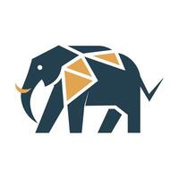 An elephant using its trunk to hold a piece of paper, Create a minimalist logo with a subtle nod to the strength and grace of an elephant vector