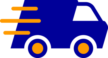 Truck Fast Shipping icon solid Duotone png